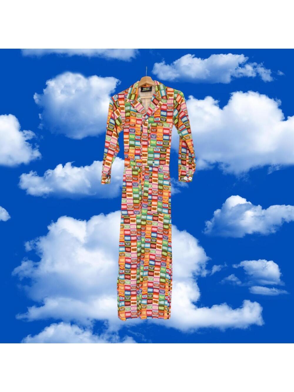 Big Bud Press Everyday Jumpsuit Multicolour Printed Long Sleeve Size XXS - Picture 5 of 5